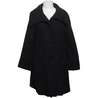 Manteau (Noir) de Gianini Polyester, Laine