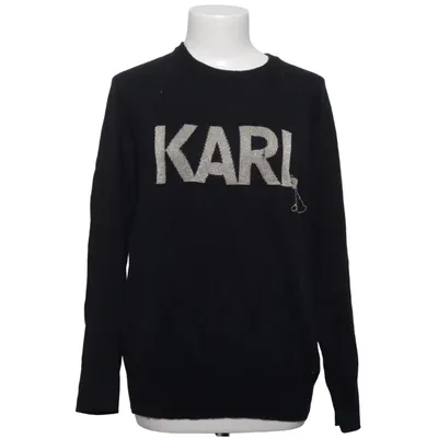 Sweatshirt (Noir) de Karl Lagerfeld Acrylique, Laine de mouton, Fibre métallique, Polyamide, Viscose