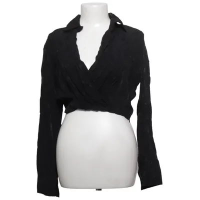 Wikkelblouse (Zwart) van Tiffany & Tomato Polyester