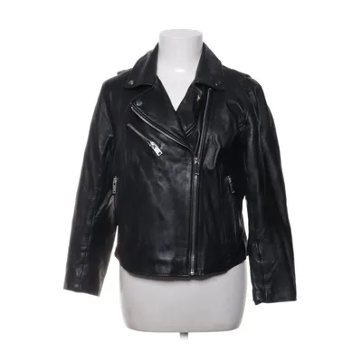 Bikerjack (Zwart) van Reserved Leer, Polyester