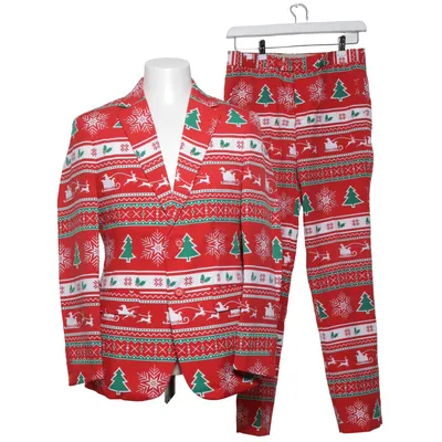 Kostym (Röd, Grön, Vit, Flerfärgad) från Opposuits Polyester