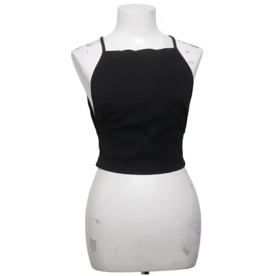 Crop top (Svart) från Hanna Schönberg x NA-KD Elastan, Polyamid, Viskos