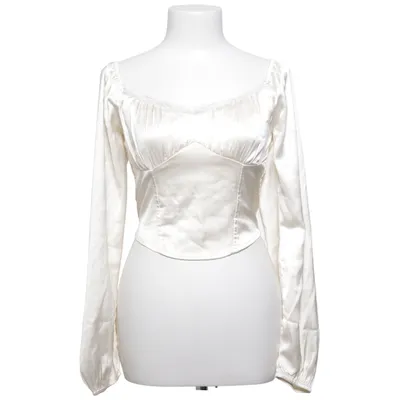 Crop top (White) from Hollister Polyester