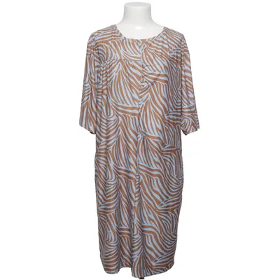 Robe (Marron, Blanc) de Luxzuz Élasthane, Polyester