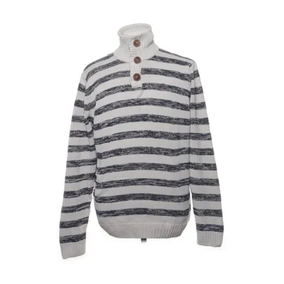 Turtleneck (Gray, White) from Solid Cotton