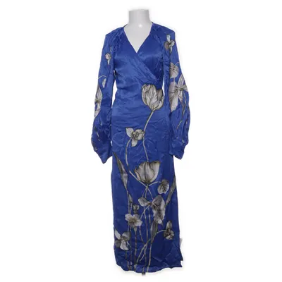 Wikkeljurk (Blauw, Meerkleurig) van ASOS Edition Polyester, Viscose