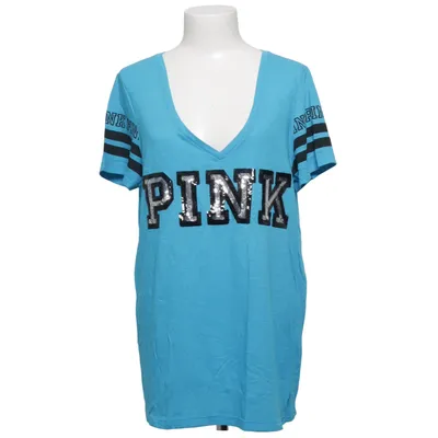 T-shirt (Blauw) van Pink Victoria's Secret Katoen, Polyester
