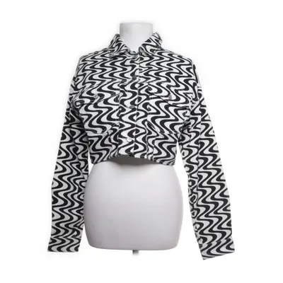 Jeansjacke (Schwarz, Weiß) von Divided by H&M Baumwolle