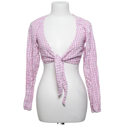 Crop top (Pink, White) from NA-KD Cotton