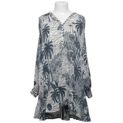 Jurk (Wit, Blauw) van Lemlem x H&M Katoen, Modal