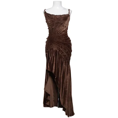 Evening gown (Brown) from Georgia Hardinge Elastane, Polyester