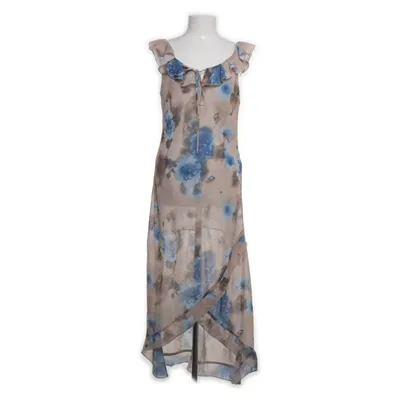 Wrap dress (Blue, Beige, Brown, Multicolored) from Ensí Viscose