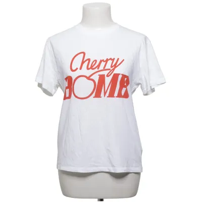 T-shirt (Wit, Rood) van Ganni Katoen