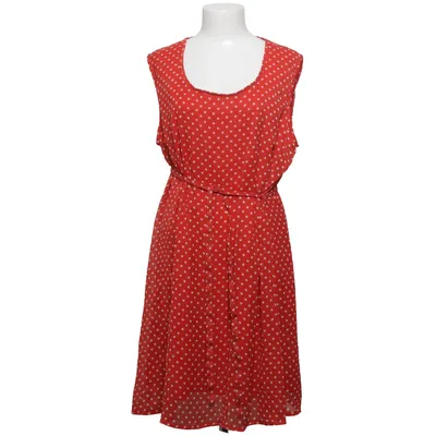 Klänning (Röd, Vit) från Geena Polyester