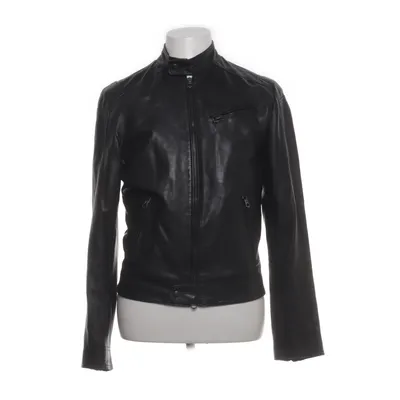 Leather jacket (Black) from Vera Mont Leather, Viscose