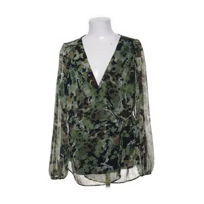 Slå-om bluse (Grøn, Flerfarvet) fra Ms Mode Polyester