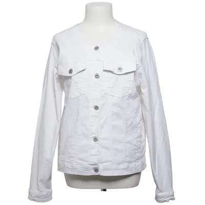 Denim jacket (White) from Benetti Cotton, Elastane, Polyester