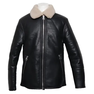 Shearlingjacka (Svart) från H&M Man Polyester, Akryl, Polyuretan