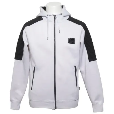 Huvtröja (Vit, Svart) från Black Squad Polyester
