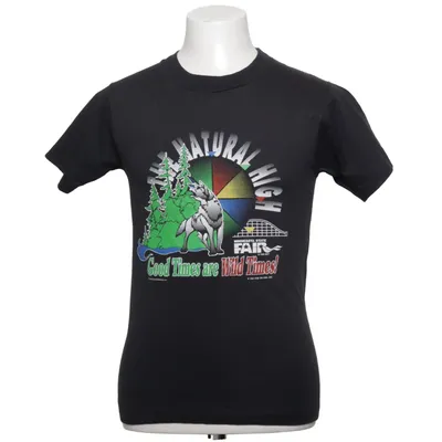 T-shirt (Black) from Fruit of the Loom Cotton, Polyester