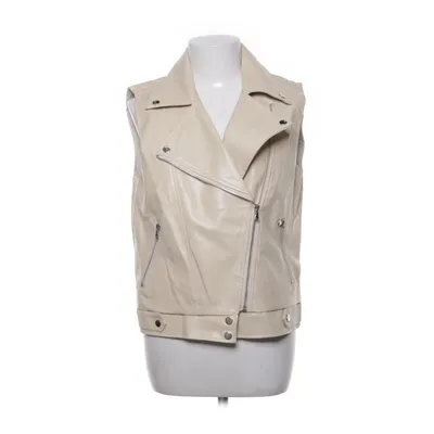 Biker gilet (Beige) van Laffey Collection Polyester, Polyurethaan