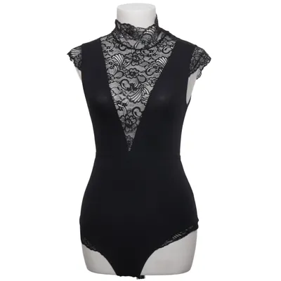 Romper (Zwart) van Pieces Elastaan, Polyamide