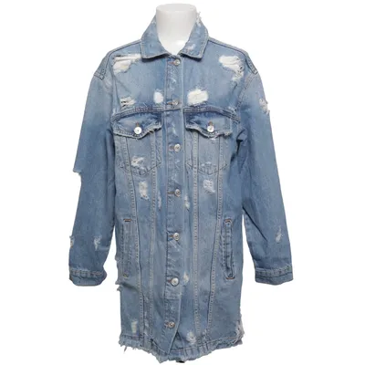 Denim jacket (Blue) from Bershka Vintage Denim Cotton