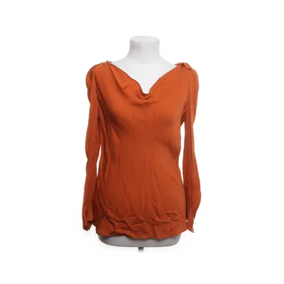 Blouse (Orange) from Marville Silk, Elastane