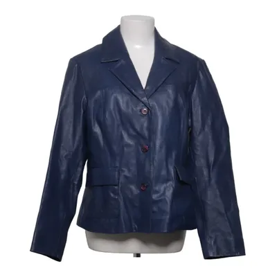 Läderjacka (Blå) från Saki Puls Skinn, Polyester