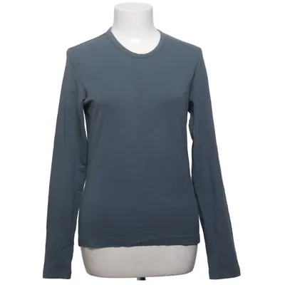 Langærmet t-shirt (Blå, Grå) fra Seven7 Bomuld, Elastan