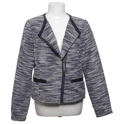 Veste de motard (Bleu, Blanc, Noir, Gris) de Jensen Coton, Fibre métallique, Polyester, Laine