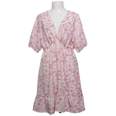 Robe (Rose, Blanc) de Shein Curve Élasthane, Polyester