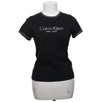 T-shirt (Zwart) van Calvin Klein Katoen, Modal