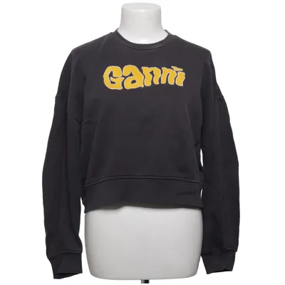 Collegetröja (Grå, Gul) från Ganni Ekologisk bomull, Polyester