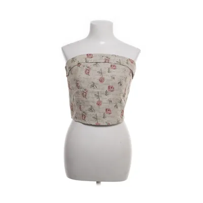 Tube top (Beige, Multicolored) from Lovito