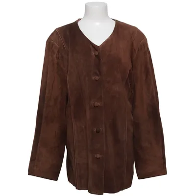 Veste en cuir (Marron) de Saki Cuir, Polyester