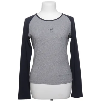 T-shirt à manches longues (Gris, Noir) de Dazy Élasthane, Polyester