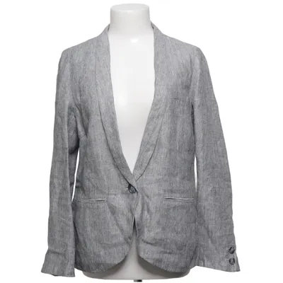 Blazer (Grijs) van Poetry Acetaat, Linnen