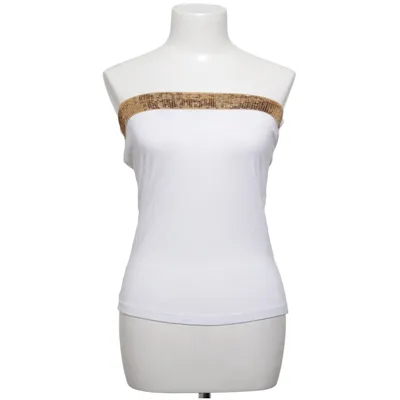 Tubetop (Hvid) fra Miss Berge Elastan, Viscose