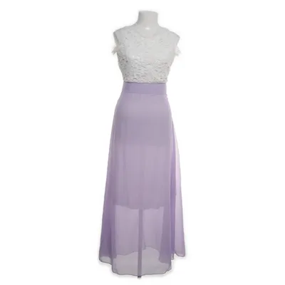 Långklänning (Lila, Vit) från Vicabo