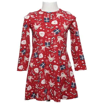 Kjole (Rød, Flerfarvet) fra Citat Elastan, Polyester