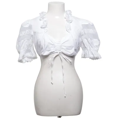 Dirndlblus (Vit) från Schaber Bomull, Polyester