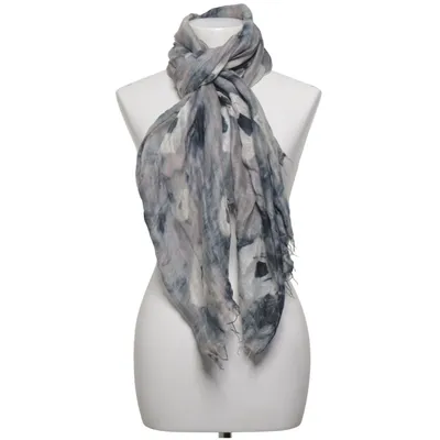 Sjaaltje (Grijs, Wit, Blauw) van MaxMara Zijde