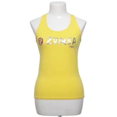 Débardeur de sport (Jaune) de Zumba Wear Coton, Élasthane