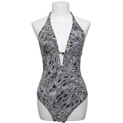 Badpak (Zwart, Wit) van Skiny Elastaan, Polyamide, Polyester