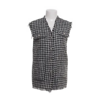 Gilet (Zwart, Wit) van Pieces