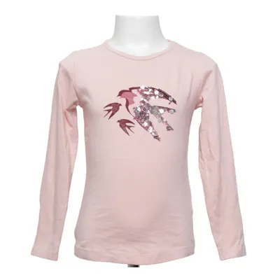 T-shirt à manches longues (Rose) de Minymo Coton, Élasthane