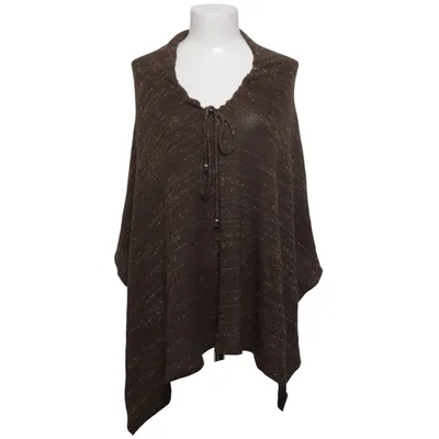 Poncho (Bruin, Goud) van Beatrice San Francisco Acryl, Katoen