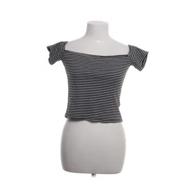 Crop top (Svart, Vit) från Pigalle Bomull, Elastan