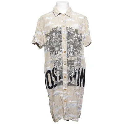 Robe chemise (Beige, Multicolore) de Moschino Jeans